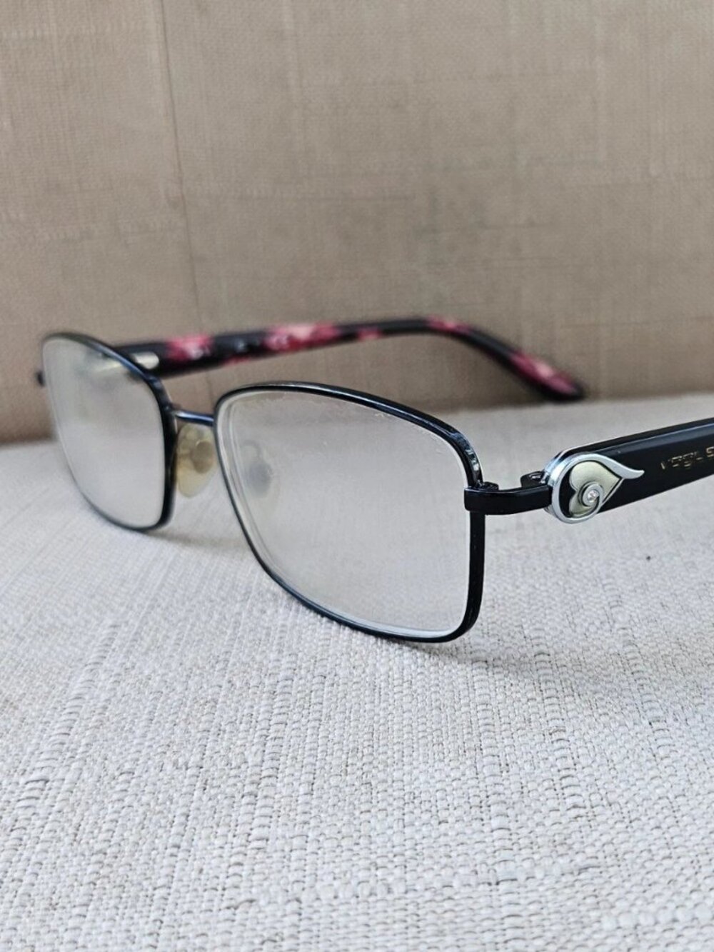 Vogue Eyewear Women Glasses Frame Black Tone Metal Eyewear VO3812-B Eyeglasses